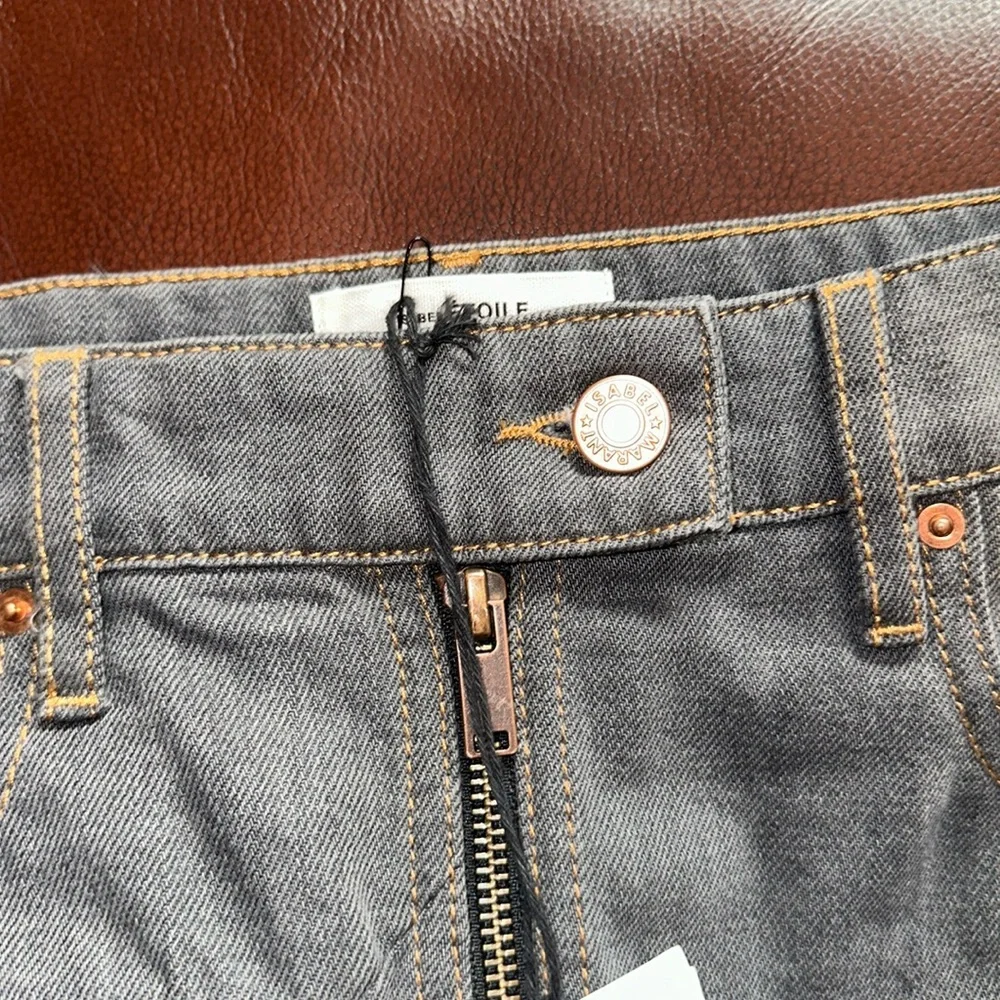 🔥🔥🔥NEW Isabel Marant Etoile Patchwork Denim Mini Skirt - Picture 7 of 10